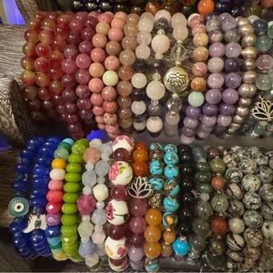 Handmade 8mm Crystal Bracelet